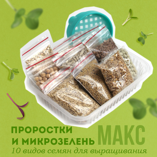 Инструкция для набора "Проростки Макс: 10 видов"